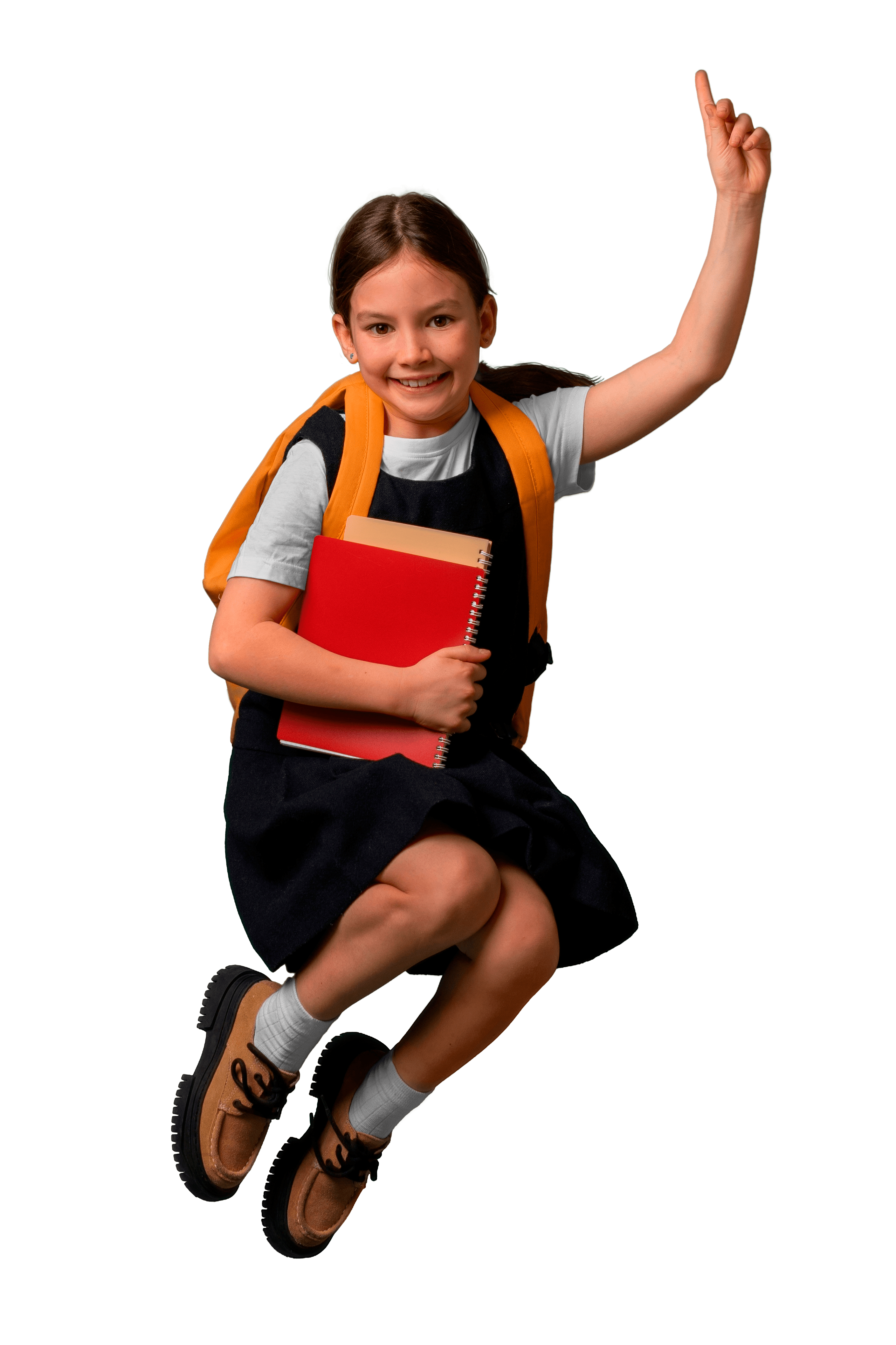Smiling student with a backpack